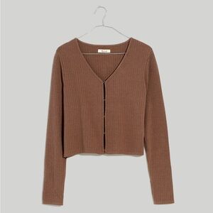 Madewell | Ribbed Crop Cardigan
